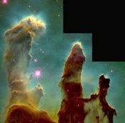 The Eagle Nebula - Inside these vast columns of gas protostars are bulking up ready to ignite into fully fledged stars