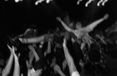 Volunteers at a punk rock gig demonstrate the atomic meltdown in a dying star.